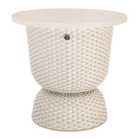 Handed By Twist bord med oppbevaring 44x43 cm champagne