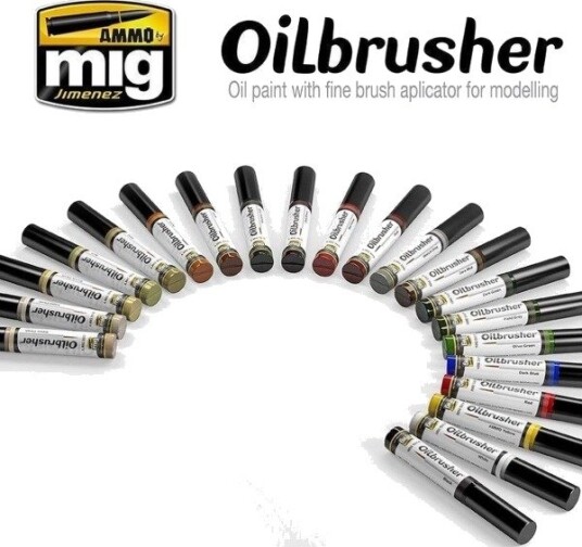 Vallejo Ammo: Oilbrushers Display N1 80 