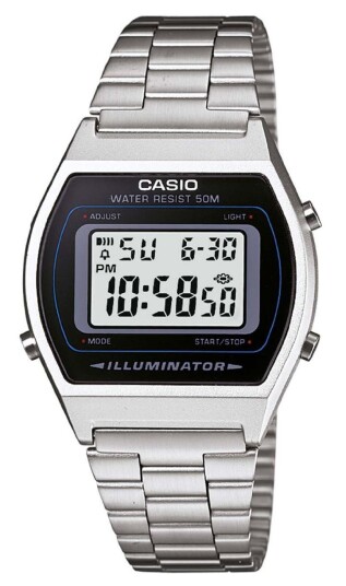 Casio Herreklokke B640WD 1AVEF Collection LCD/Stål 38.9x35 mm