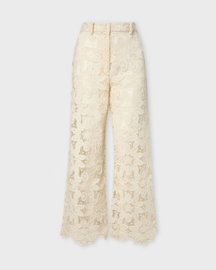 Malina Natalina Guipure Lace Pants - Cream - 34 Malina Natalina Guipure Lace Pants - Cream - 34