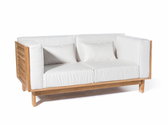 Skargaarden Skanör 2 seter sofa Teak 167 x 90 cm Brun