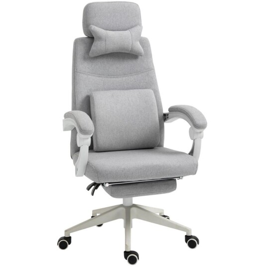 Kontorstol Gaming Stol Stol Med Hjul Ergonomisk Design Polyester Skum Flerlags Brett Plast 62 X 68 X 117-127 Cm