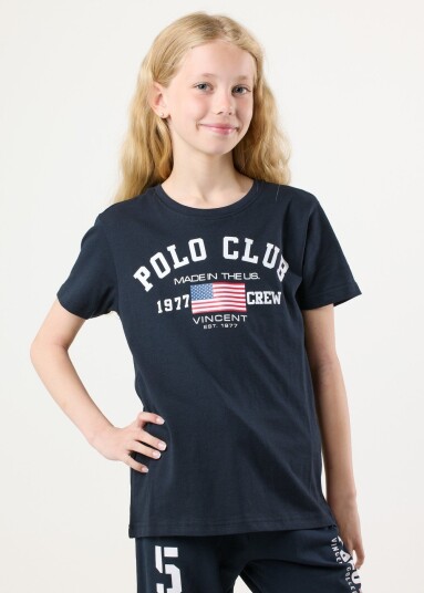 Saint Vincent Santa Cruz Tee Jr Navy 110/116 T-Shirts