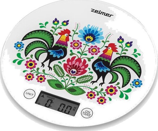 Zelmer ZKS1611 Kjøkkenvekt - Maks 5kg, LCD-skjerm, Automatisk avstenging - Hvit Zelmer ZKS1611 Kjøkkenvekt - Maks 5kg, LCD-skjerm, Automatisk avstenging - Hvit