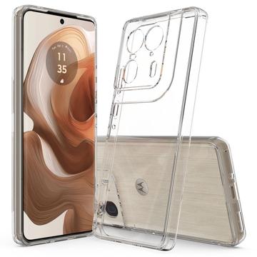 Motorola Edge 50 Ultra/Moto X50 Ultra Ripebestandig Hybrid-deksel Gjennomsiktig