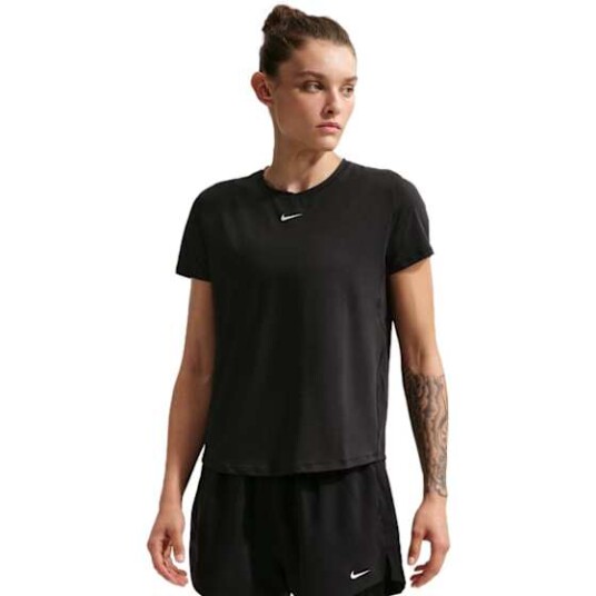 Nike Dri FIT One Classic SS Top Dame Black/White XL Nike Dri FIT One Classic SS Top Dame Black/White XL