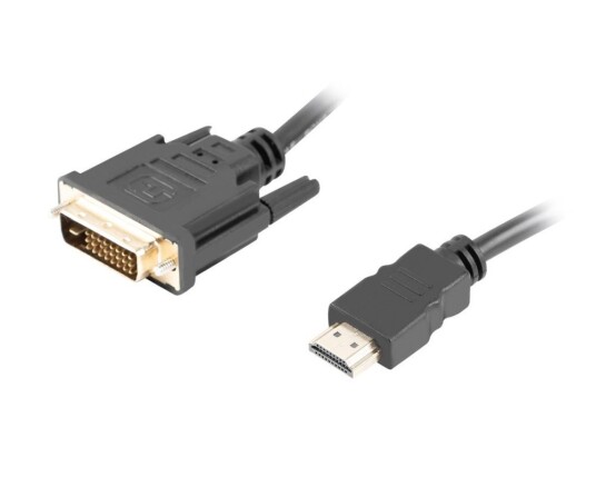 HDMI til DVI D Dual Link Kabel 1.8 Meter
