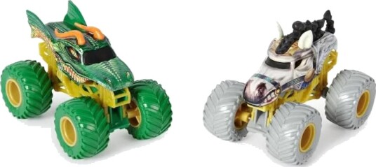 Monster Jam Diecast Dragon vs Tempest Steed Truck sett 2 stk 1:64