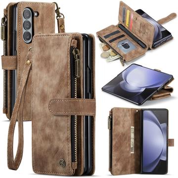Caseme Samsung Galaxy Z Fold6  C30 Multifunksjonell Lommebok deksel   Brun
