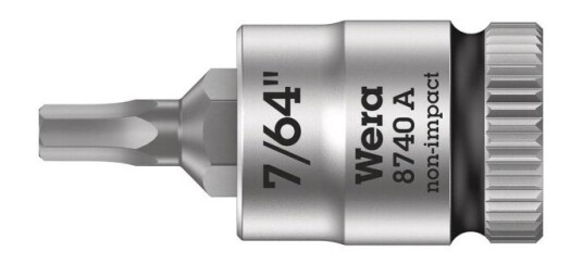 8740 A Zyclop Bit-Stokkel Med 1/4 Drev For Underbar Skruer 8740 A Zyclop Bit-Stokkel Med 1/4 Drev For Underbar Skruer