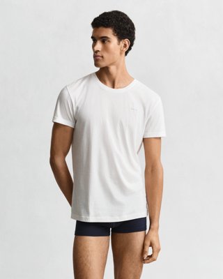 GANT 2-Pack Crew Neck T-Shirt White