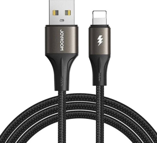 Joyroom SA25-AL3 USB-A til Lightning-kabel 1,2 m 3 A svart SA25-AL3 1.2m Black