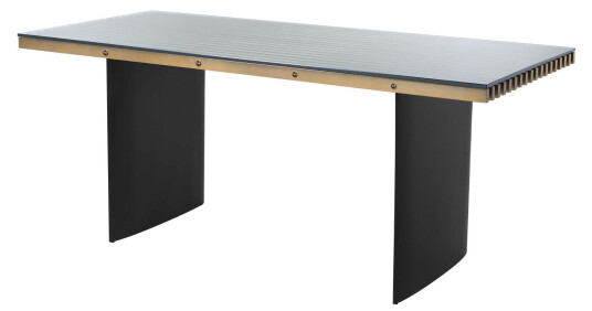 Vauclair skrivbord borstad mässing