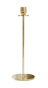 Hilke Collection Luce Del Sole Lysestake 35 cm Håndlaget Messing Gull