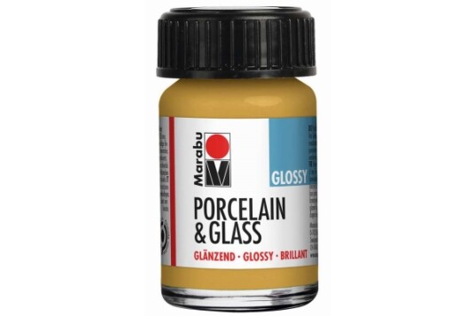 Hobby2You Porcelain & Glass Glossy 15Ml Metallic Gold 784