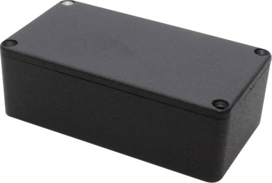 Hammond Electronics 1590B2BK 112 × 60 × 38 mm Trykkstøpt Aluminium Sort Kabinett
