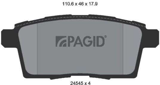 PAGID T1692N Bremseklosser PAGID T1692N Bremseklosser