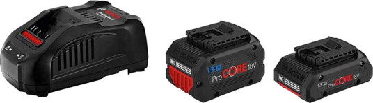 Bosch ProCORE 18V Batteripakke med 4,0 Ah og 5,5 Ah inkl. lader - Elektroverktøy tilbehør