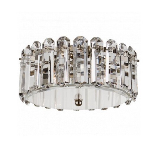 Bonnington Medium Flush Mount Polished Nickel Bonnington Medium Flush Mount Polished Nickel