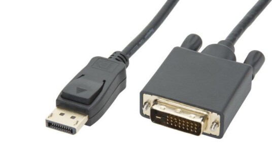Displayport til DVI-kabel 18 m