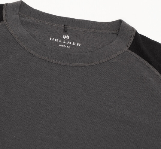 Hellner Men's Nieras Merino Top 2.0 Phantom/Black Beauty XXL