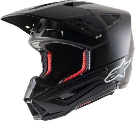 Alpinestars S-M5 Solid 2024 Motocross Hjelm L Svart Alpinestars S-M5 Solid 2024 Motocross Hjelm L Svart