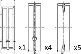 Veivaksellager FAI AutoParts BM1049-STD