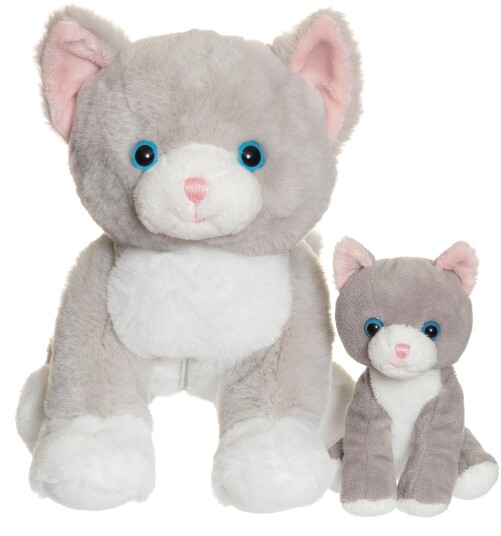 Teddykompaniet Kosedyr Katten Tuva med Kattunge Teddykompaniet Kosedyr Katten Tuva med Kattunge