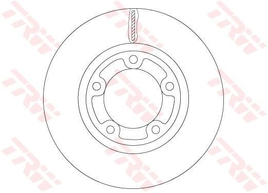 Bremseskive TRW DF6712 Bremseskive TRW DF6712