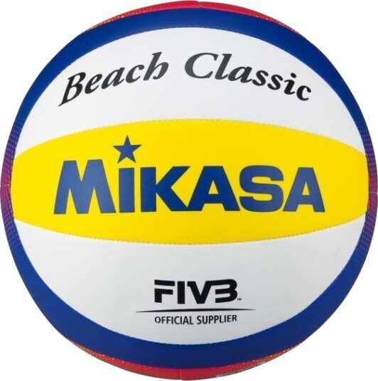 Beachvolleyball Mikasa Beach Classic White & Yellow & Blue BV552C-WYBR (5) Beachvolleyball Mikasa Beach Classic White & Yellow & Blue BV552C-WYBR (5)