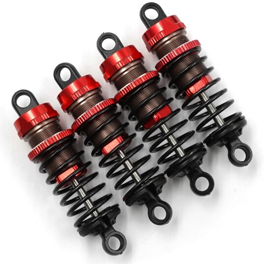Yeah Racing BBG-0060RD Aluminum Big Bore Go 60mm Damper Set 4pcs Yeah Racing BBG-0060RD Aluminum Big Bore Go 60mm Damper Set 4pcs