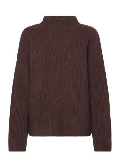 Minus Mslucille Knit Pullover Brown XS Minus Mslucille Knit Pullover Brown XS