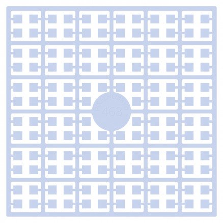 Pixelhobby Midi perler 468 ekstra lyseblå grå 2x2mm 140 piksler