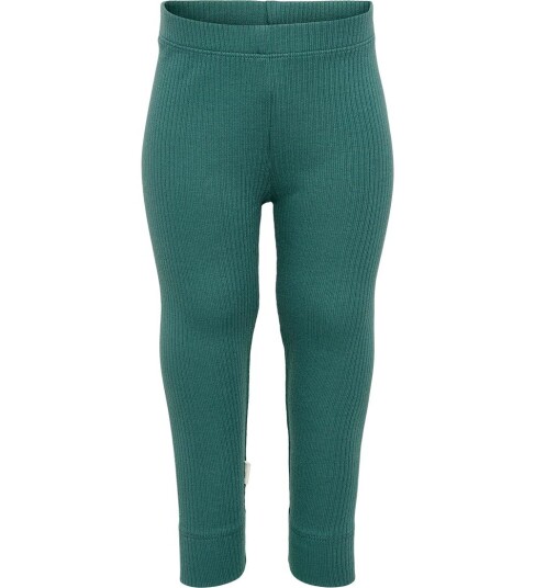 Hummel Leggings hmlRene Tights Rib Sea Furu 74 Leggings Grønn