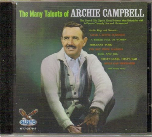 Archie Campbell Many Talents Of CD