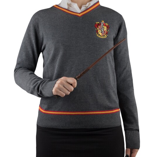 Harry Potter - Gryffindor - Grey Knitted Sweater - Medium Harry Potter - Gryffindor - Grey Knitted Sweater - Medium