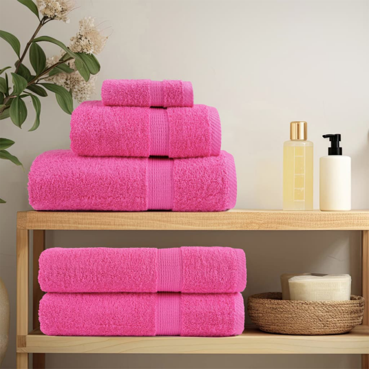 Gjesthåndkle SOLUND 2 pcs Rosa 15 x 21 cm 550 gsm