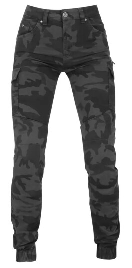 Richa Apache Dame Kevlar MC-Jeans Svart Camo 24