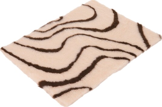Vetbed Isobed Sl Hundeteppe Wave Krem/Brun L 100 X B 75 cm