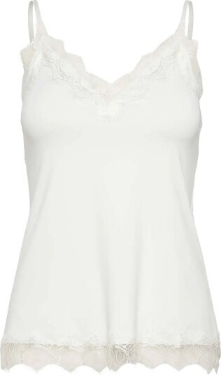Rosemunde Rwbridget Sl Lace Strap Top NEW WHITE S