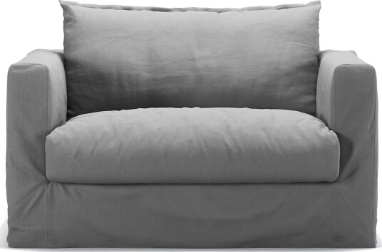 Le Grand Air Nou Love Seat Bomull Lysegrå