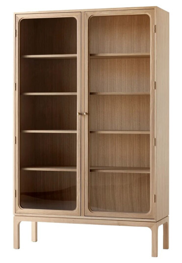 &Tradition Trace SC88 vitrineskap 120 x 192 x 40 cm Natural natural oak