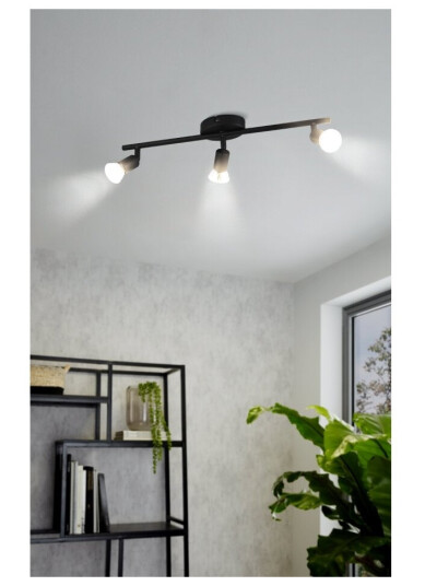 Eglo Buzz Led Spotskinne 3L I Sort Eglo Buzz Led Spotskinne 3L I Sort