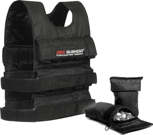 40 kg 40 x 1 kg vektvest Justerbar vekt treningsvest Sort 40 kg 40 x 1 kg vektvest Justerbar vekt treningsvest Sort