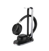 Yealink Bh76 Teams - Hodesett - On-Ear - Bluetooth - Trådløs - Aktiv Støydemping - Usb-A Via Bluetooth-Adapter - Svart - Med Ladestativ Yealink Bh76 Teams - Hodesett - On-Ear - Bluetooth - Trådløs - Aktiv Støydemping - Usb-A Via Bluetooth-Adapter - Svart - Med Ladestativ