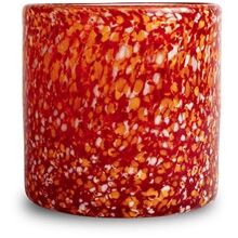 ByOn Calore 15cm Lyslykt Rød/oransje Glass