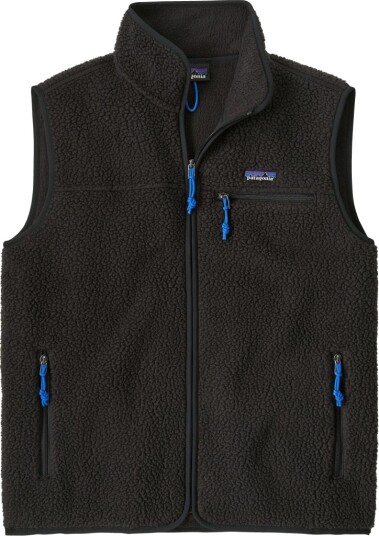 Patagonia M"s Retro Pile Vest Black Patagonia M"s Retro Pile Vest Black