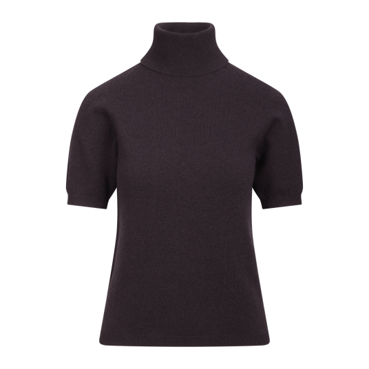 Mertina SS Turtleneck Dark Brown L SS merino turtle neck