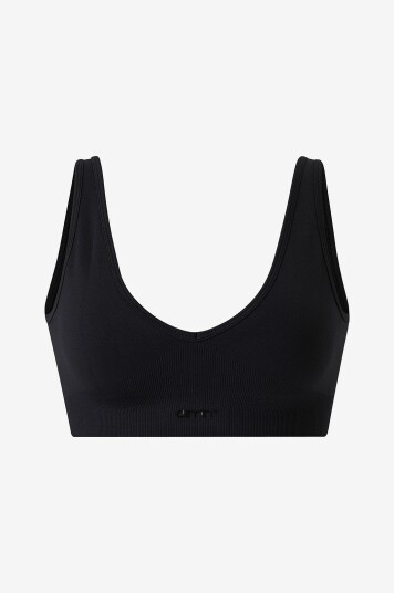 Aim'n - Sports-BH Shape Seamless Deep Cut Bra - Svart