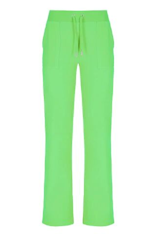 Juicy Couture Del Ray Classic Velour Pant Pocket - Summer Green S